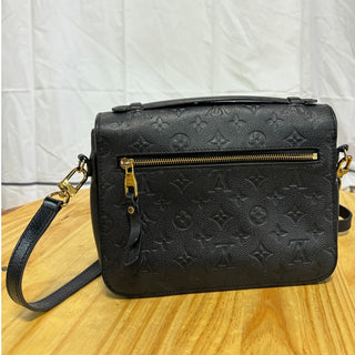 Louis Vuitton Black Monogram Empriente Leather Crossbody Pochette Metis Bag