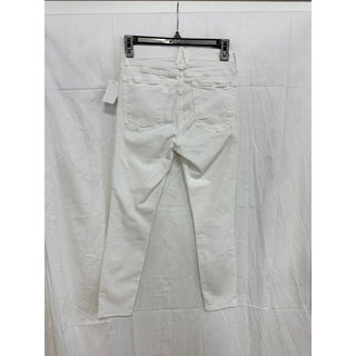 NWT Good American Good Leg High Waisted Skinny Leg Denim Jeans White Size US 4