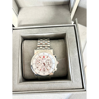 Michele Stainless Steel Diamond Sport Sail Chronograph Watch (SHF-YYKNvY)