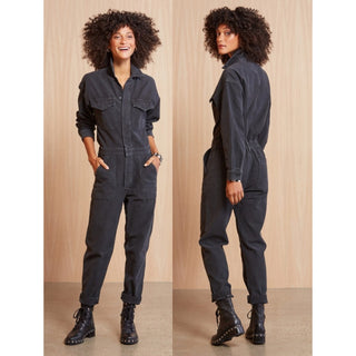 Surplus by Citizens of Humanity Cotton Marta Utility Jumpsuit Black Women Size S