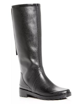 NWT Stuart Weitzman Griffin Rain Tall Boots Black Women's Size Women's Size 6