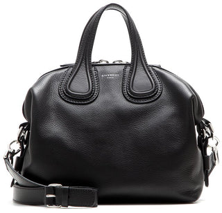 Givenchy Leather Medium Nightingale Satchel Handbag Black