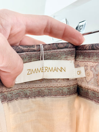 Zimmermann gattered maxi skirt, 0P