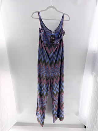 Missoni Multicolor Knit Scoop Neck Jumpsuit, L