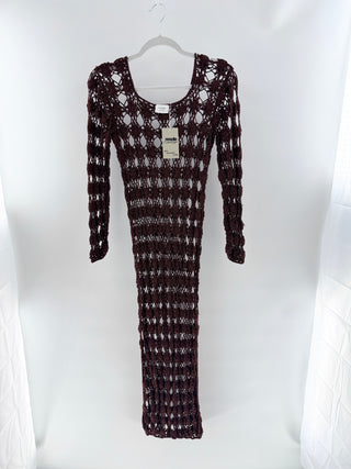 Anna Kosturova handmade crochet cover up dress, XS