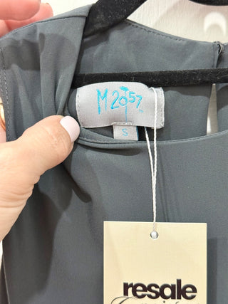 Maria Pinto M2057 Sleeveless Round Neck Fit & Flare Midi Dress Black Women's S