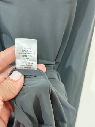 Maria Pinto M2057 Sleeveless Round Neck Fit & Flare Midi Dress Black Women's S