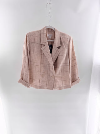 Christian Dior Double Breasted Linin Blazer, 8