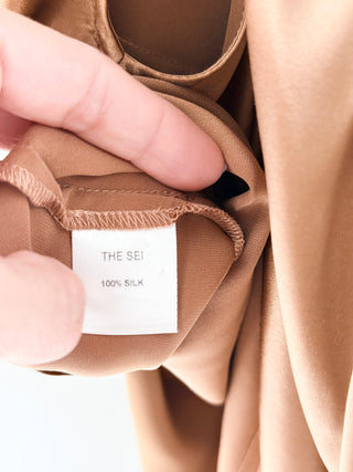 The sei 100% silk asymmetrical top, 4