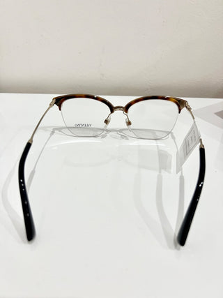 Valentino VA 1005 3022 Metal Havana Square Eyeglass Frames