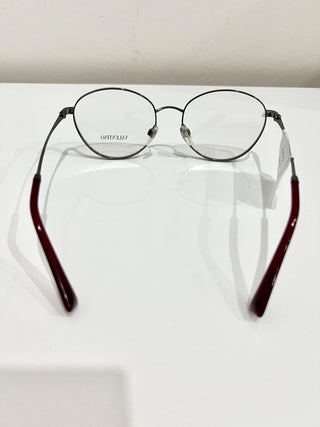Valentino VA 1003 Optical Frames Oval Oversized Eyeglass Burgundy Red