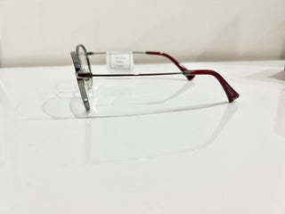 Valentino VA 1003 Optical Frames Oval Oversized Eyeglass Burgundy Red