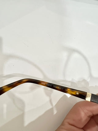 NWOT Versace MOD.1233-Q Brown and Metal Optical Frames Cat Eye Eyeglass