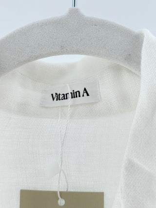 Vitamin A oversized 100% linen shirt, M