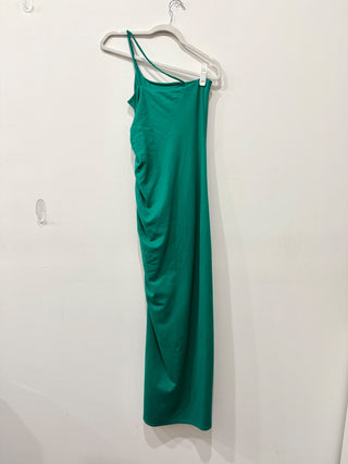 Lovers and Friends Nami Asymmetrical One Shoulder Maxi Dress Seaglass Green XS