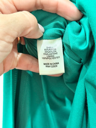 Lovers and Friends Nami Asymmetrical One Shoulder Maxi Dress Seaglass Green XS