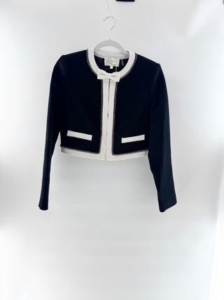 LoveShackFancy embellished crop jacket blazer, 2