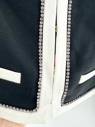 LoveShackFancy embellished crop jacket blazer, 2