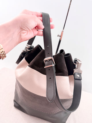 Proenza Schouler leather bucket bag with long strap