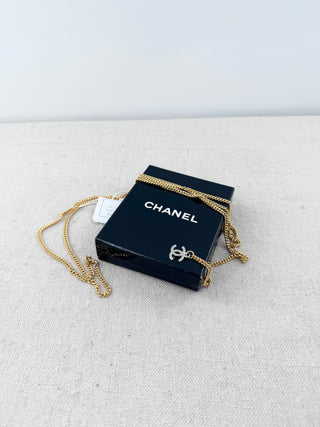 Chanel chain belt with CC charm 97 C