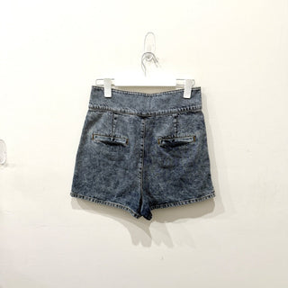 IRO Experience Loyal Denim High Waisted Shorts Acid Blue Women's EU 36 FR / 4 US