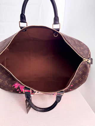 Louis Vuitton Betty Boop Custom Hand-Painted Keepall Duffle Bag 50cm, 50cm