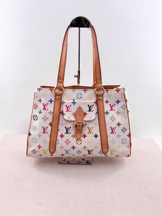 Louis Vuitton Multicolor Monogram x Takashi Murakami Aurelia MM Tote Bag