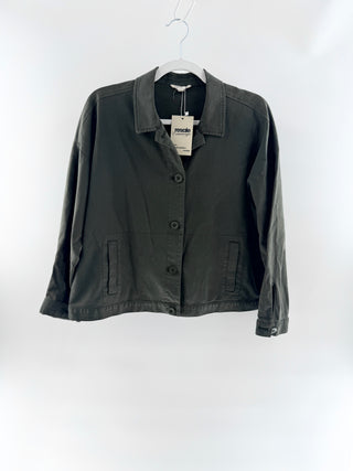 Eileen Fisher canvas jacket, petite M