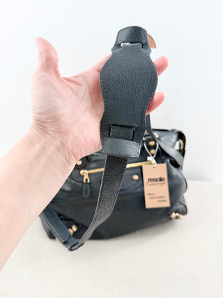 Balenciaga motorcycle city handbag in leather