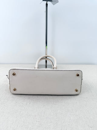 Coach top handle small leather bag