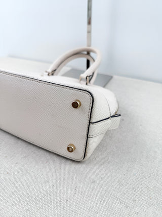 Coach top handle small leather bag