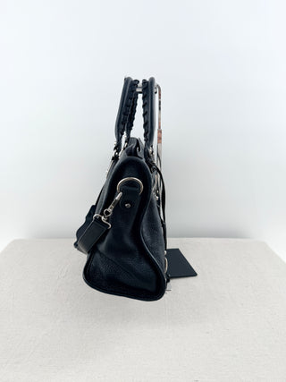 Balenciaga city classic bag medium metallic edge