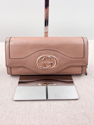 Gucci Interlocking G Continental Flap Wallet