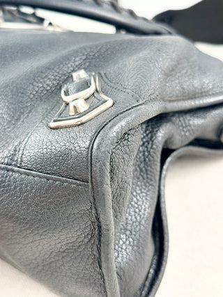 Balenciaga city classic bag medium metallic edge