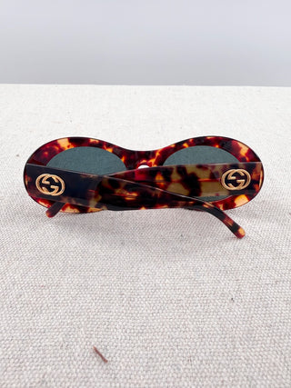Gucci GG 2400/N/S Oval Tortoiseshell Sunglasses