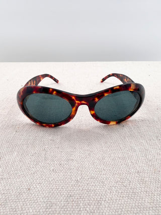 Gucci GG 2400/N/S Oval Tortoiseshell Sunglasses