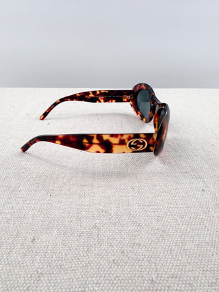 Gucci GG 2400/N/S Oval Tortoiseshell Sunglasses
