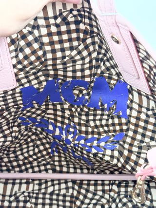 MCM reversible leather tote liz bag