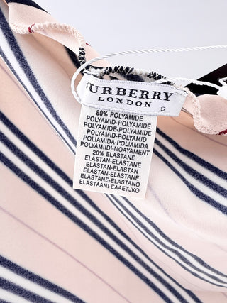 Burberry jersey pattern sarong cover up