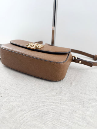 Tory Burch britten mini top handle leather bag with long strap