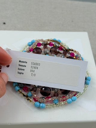 Pucci beaded large brooch