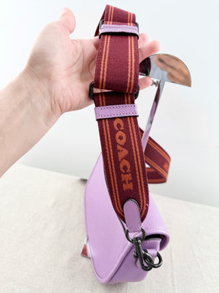 Coach willow saddle bag with long strap