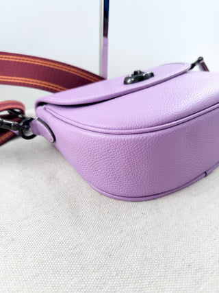 Coach willow saddle bag with long strap