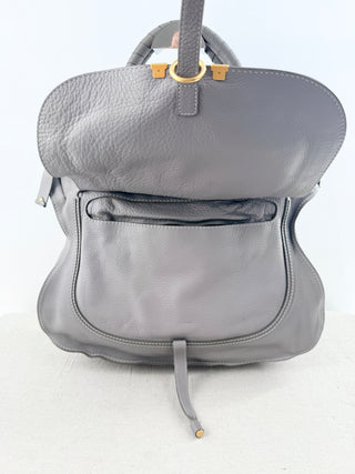 Chloe large leather marcie bag