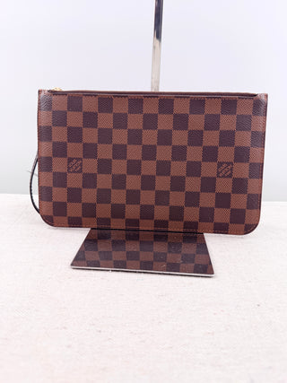 Louis Vuitton damier ebene neverfull pouch