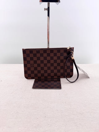 Louis Vuitton damier ebene neverfull pouch