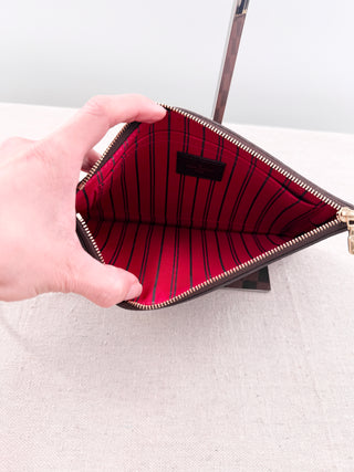 Louis Vuitton damier ebene neverfull pouch