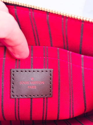 Louis Vuitton damier ebene neverfull pouch