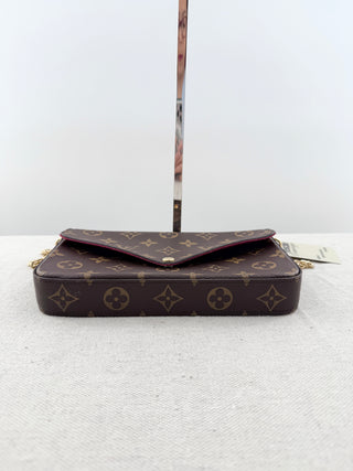 Louis Vuitton felicie bag monogram with 2 inserts