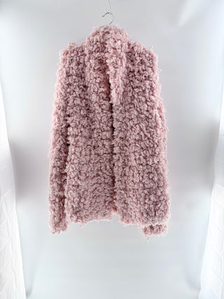 Dries Van Noten faux shearling oversized coat, M - overiszed